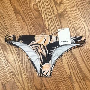 Rhythm Tropical Black and Tan Bikini Bottom